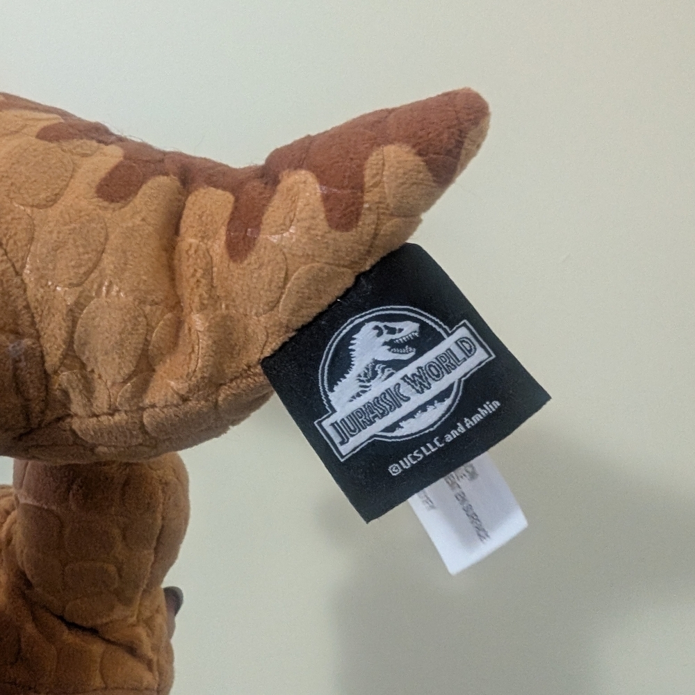 Brown Dinosaur Plush Toy - Picture 3 of 9